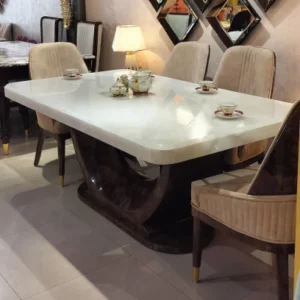 Premium Engineered Quartz Center Table