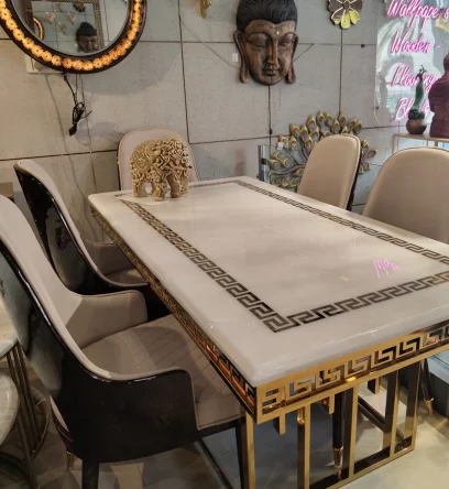 Premium Engineered Quartz Center Table - Image 2