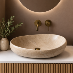 Oval Stone Basin