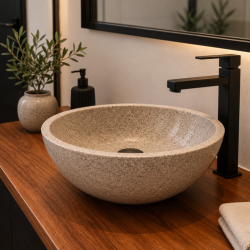 Round Stone Basin