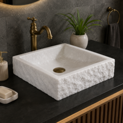 Square Stone Basin